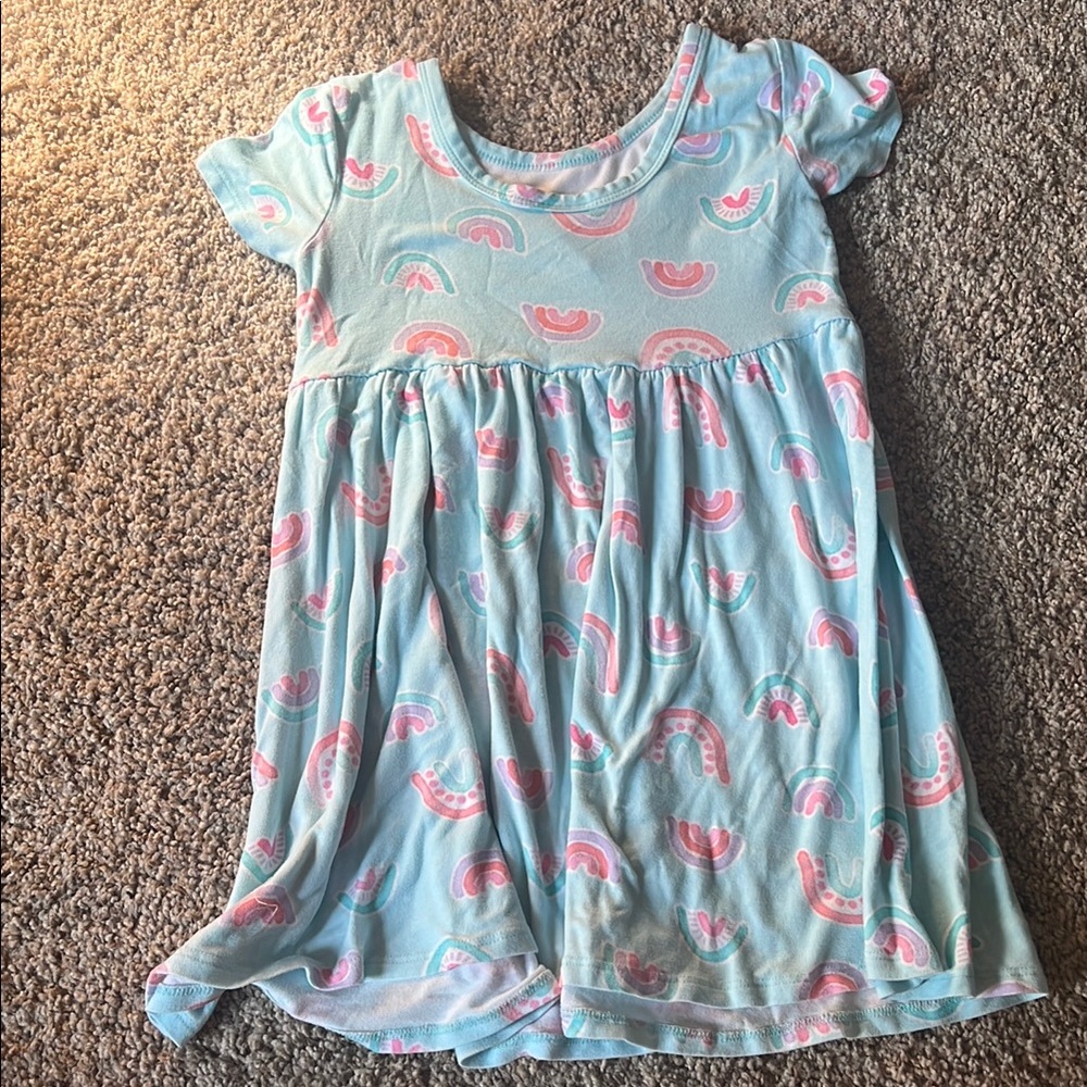 Gerber Casual Kids Dress - Blue and Pink